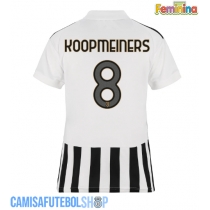 Camisa de time de futebol Juventus Teun Koopmeiners #8 Replicas 1º Equipamento Feminina 2026-27 Manga Curta